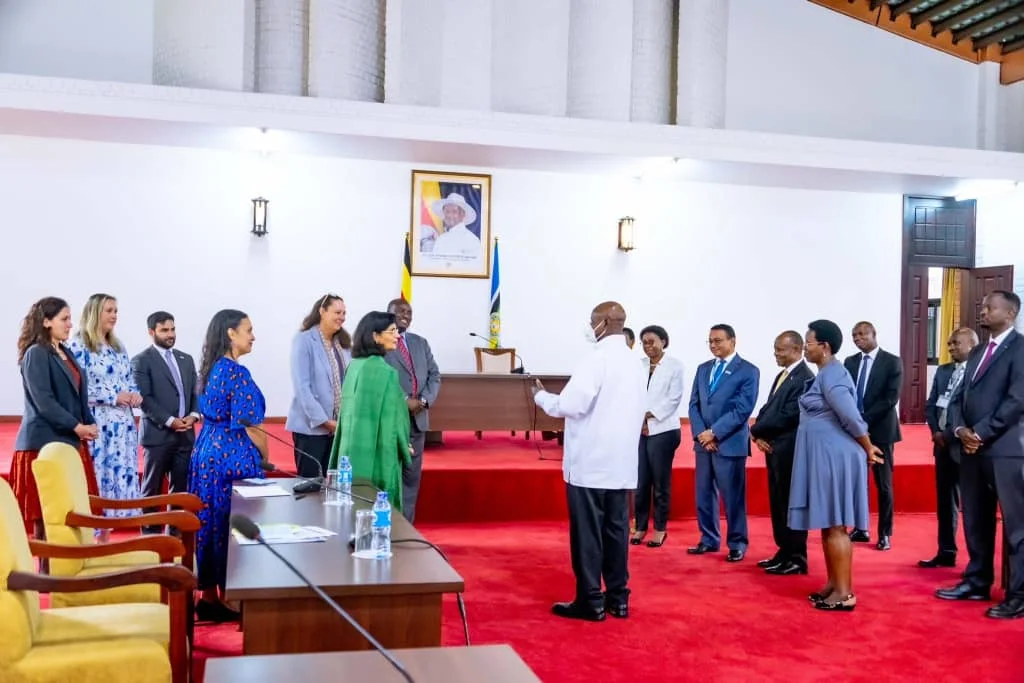 H.E. President YKMuseveni yesterday met and held discussions with GAVI CEO, Dr. Sania Nishtar