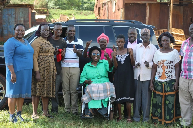 MINISTER ACAN JOYCE RALLIES PWDs TO EMBRACE PDM  AND  SPECIAL GRANT WARNS CORRUPT OFFICERS DECRIES LACK OF RAMPS AT JINJA CITY HALL
