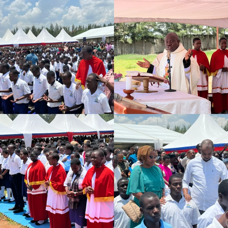 482 S.4 2026 Candidates at Seeta High School A-Campus Surrender UNEB Exams to God in Glorious Dedication Mass - Kampala Media TV News Story