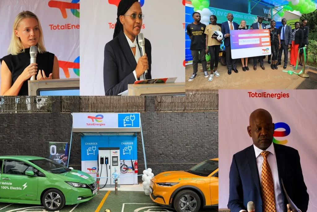 Total Energies  Uganda unveils it's First public Electric Vehicle charging solutions in collaboration with Green Hub.