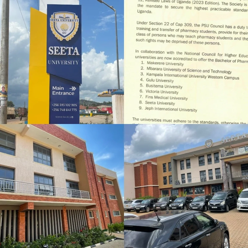 BREAKING NEWS: SEETA University Secures National Accreditation to Offer Bachelor of Pharmacy Programme by the Pharmaceutical Society of Uganda