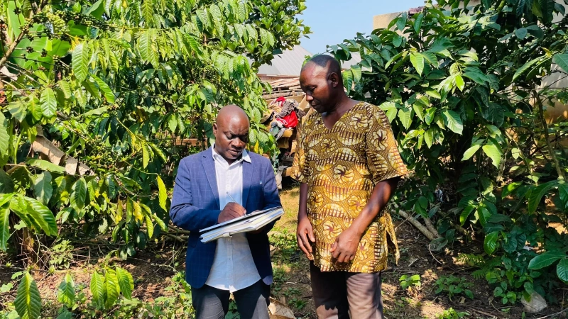Mr. Ochendi Nestroy Boosts Coffee Production and Household Income Through Government PDM  Support