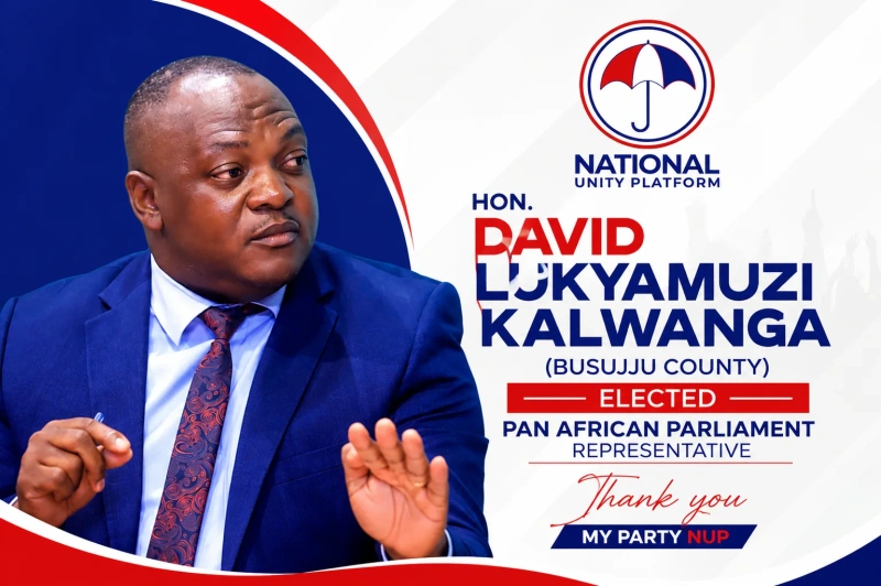 HON. DAVID LUKYAMUZI KALWANGA ELECTED PAN-AFRICAN PARLIAMENT REPRESENTATIVE - Kampala Media TV News Story
