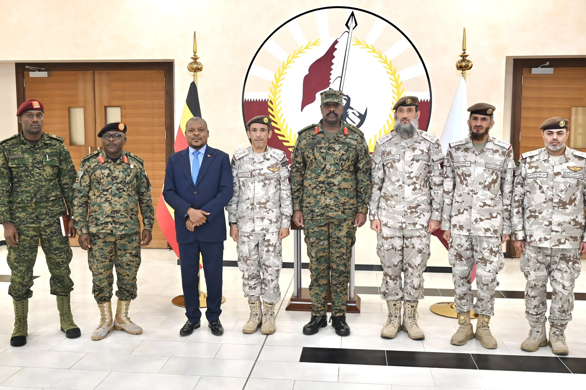 Gen. Kainerugaba Visits Qatar; Strengthens Military Ties