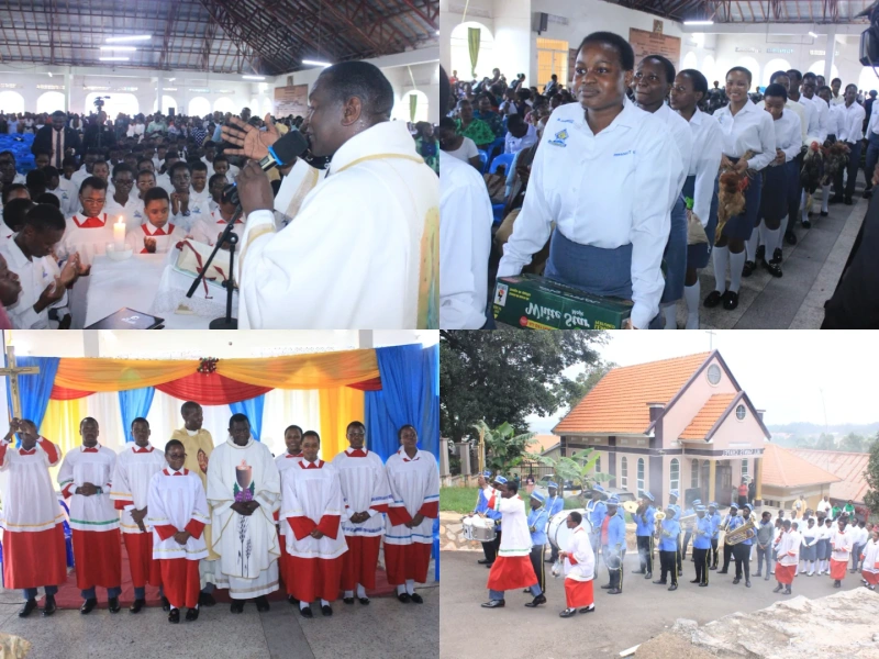 Seeta High School Mbalala Holds Dedication Mass for 343 S6 Candidates Ahead of Final Examinations - Kampala Media TV News Story