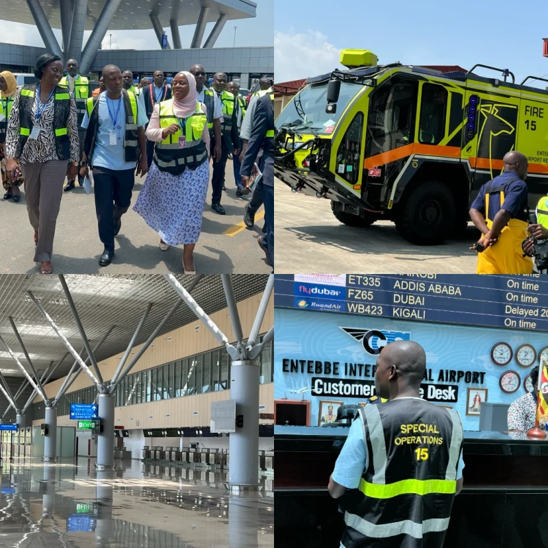 COSASE Committee Commends UCAA Progress During Oversight Visit to Entebbe International Airport - Kampala Media TV News Story